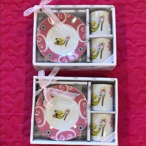 Espresso cup and saucer set